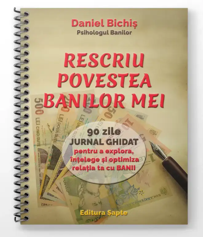 Rescriu Povestea Banilor Mei, de Daniel Bichiș, Psihologul Banilor, Editura Șapte